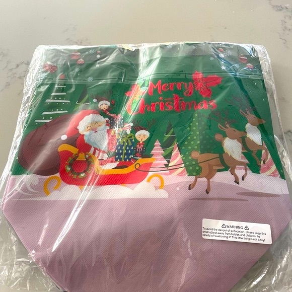 8 pieces Christmas gift bags tote bags - Picture 3 of 5